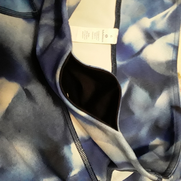 Like NEW Lululemon Wunder Under Blush Blossom Blue Leggings 28" Size 6 - Picture 8 of 12